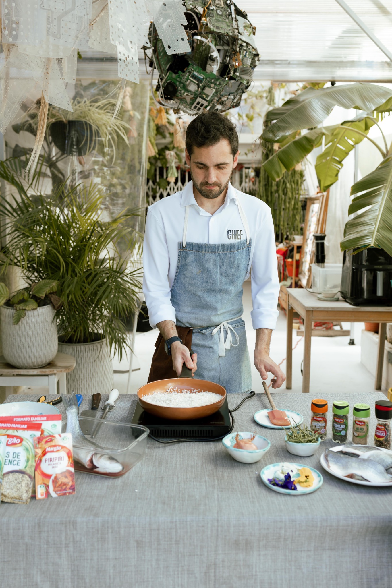 Chef na cozinha